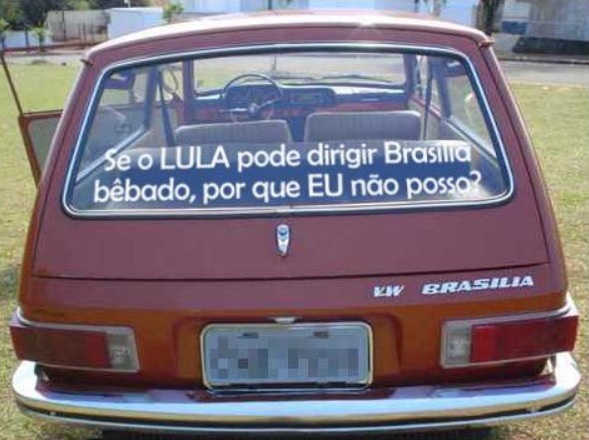 Dirigir Brasília - meme