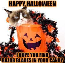 Happy Halloween from grumpy cat! - meme