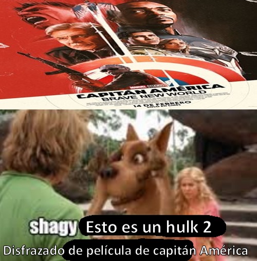 Tienen todos los elemento para meter a hulk como protagonista o mínimo de secundario y lo dejan afuera, puto Marvel. - meme