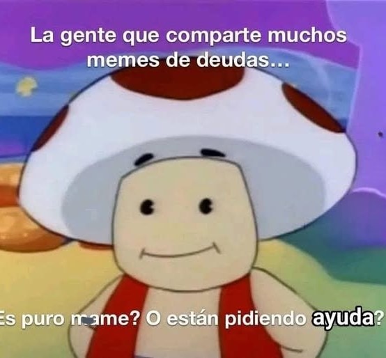Gente compartiendo memes de deudas: ¿broma o grito de ayuda?
