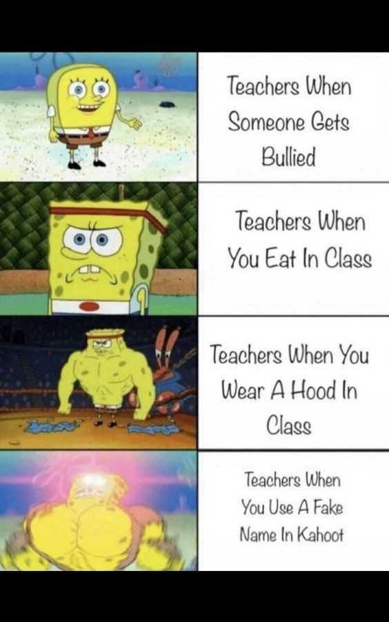 teacher be like this though - meme