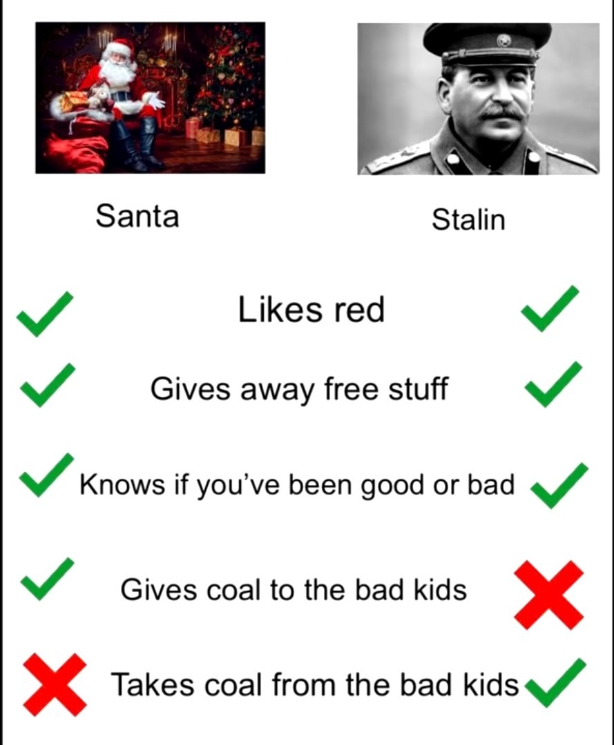 Santa Vs Stalin - meme