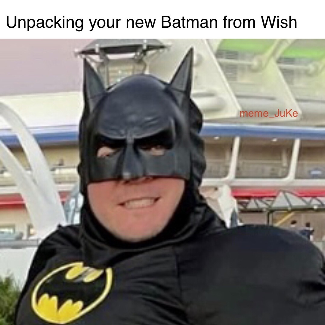 Batman from Wish - meme