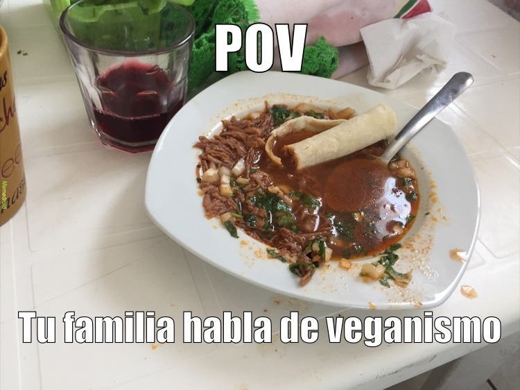 estaba buenísima la birria - meme
