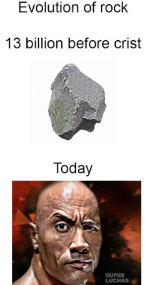 the evolution of the rock