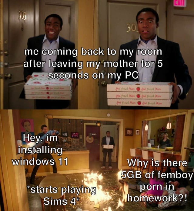 Moms on PCs - meme