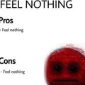 Feel nothing