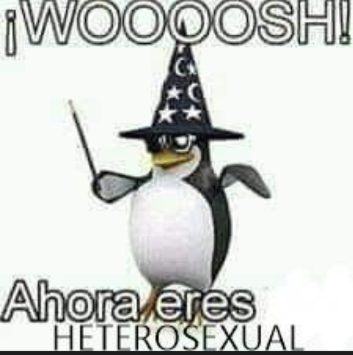 Ahora eres heterosexual - meme