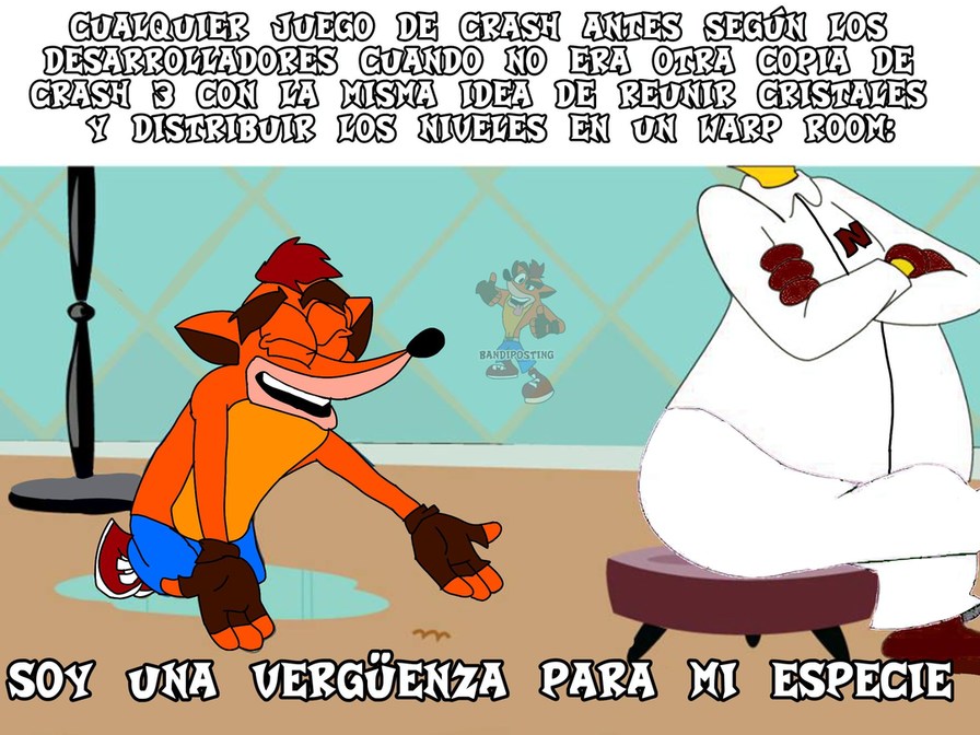 Crash y la originalidad... - meme