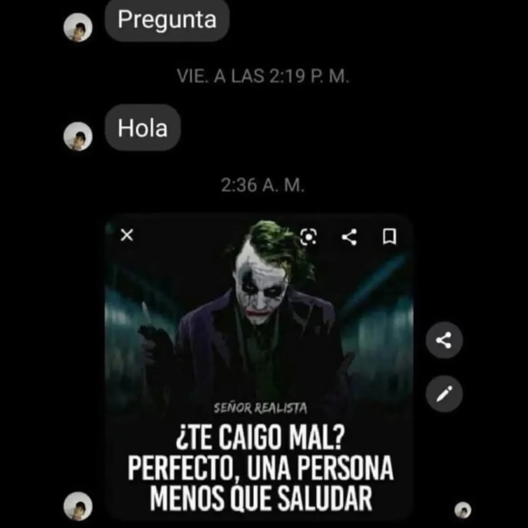 te caigo mal? perfecto, una persona menos que saludar - meme