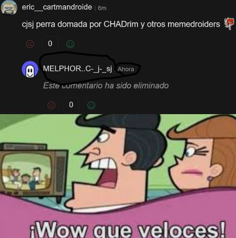 lo banearon 1 minuto despues de publicar el comentario :grin: - meme