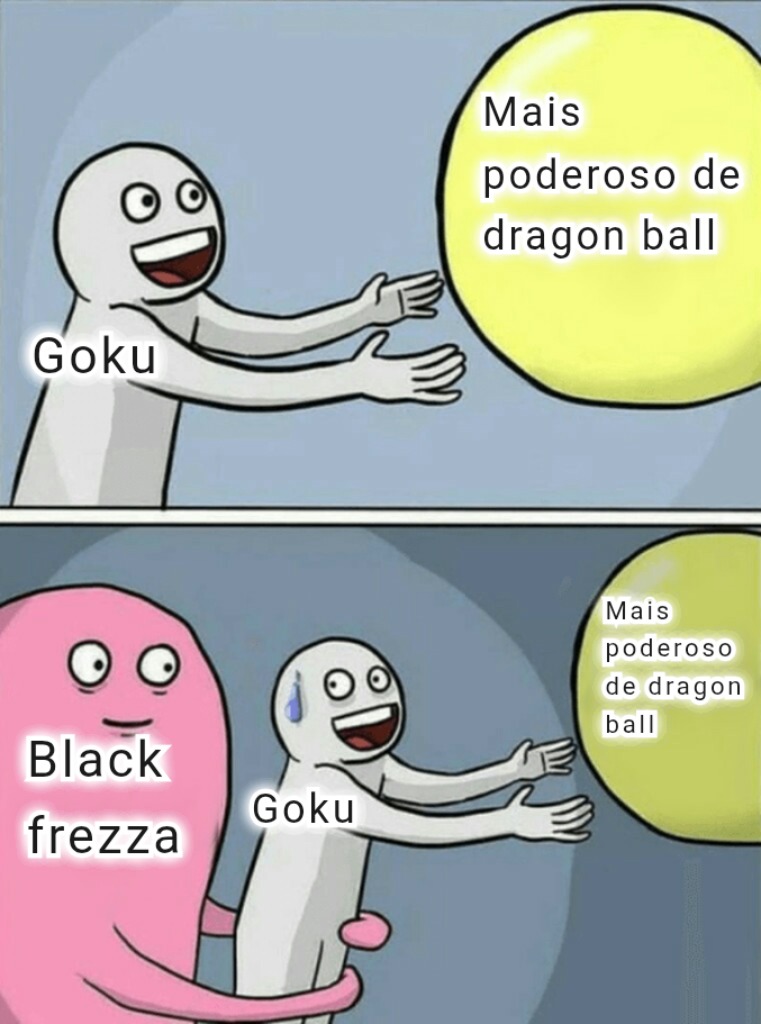 Coitado do goku - meme