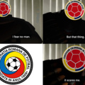 Contexto: la selección Colombia cada que juega contra Rumanía pierde