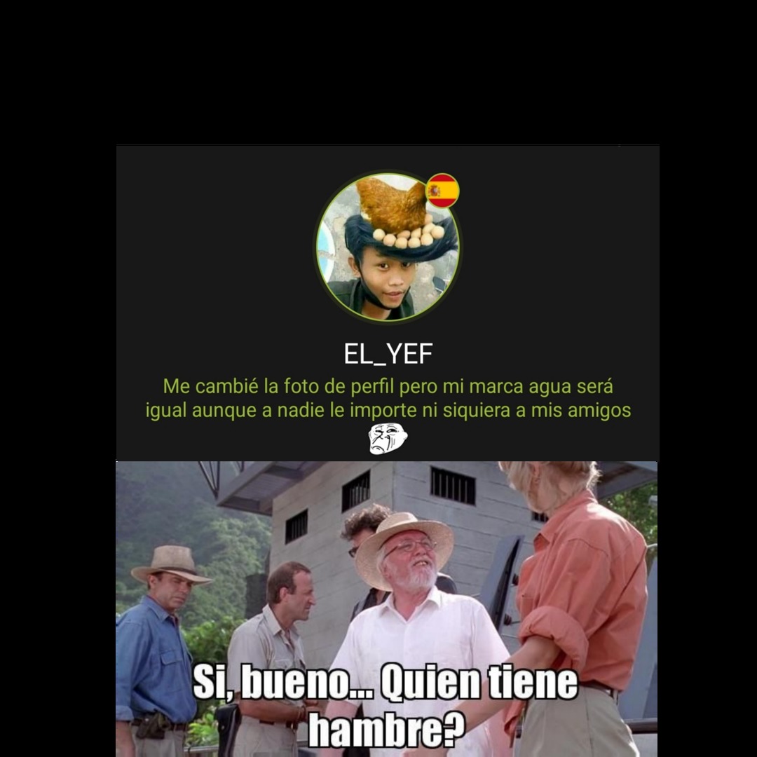 El titulo tiene hambre - meme