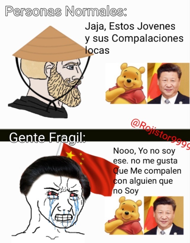 Xi Jinping, No aguantas nada - meme