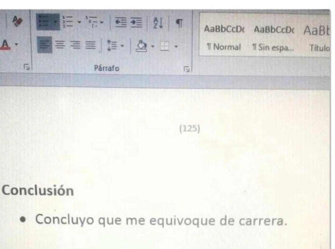 Cuando al corregir tu tesis ves que no entendiste nada de nada - meme