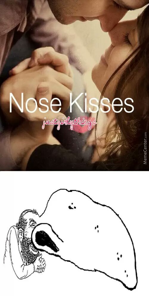Nose kisses - meme