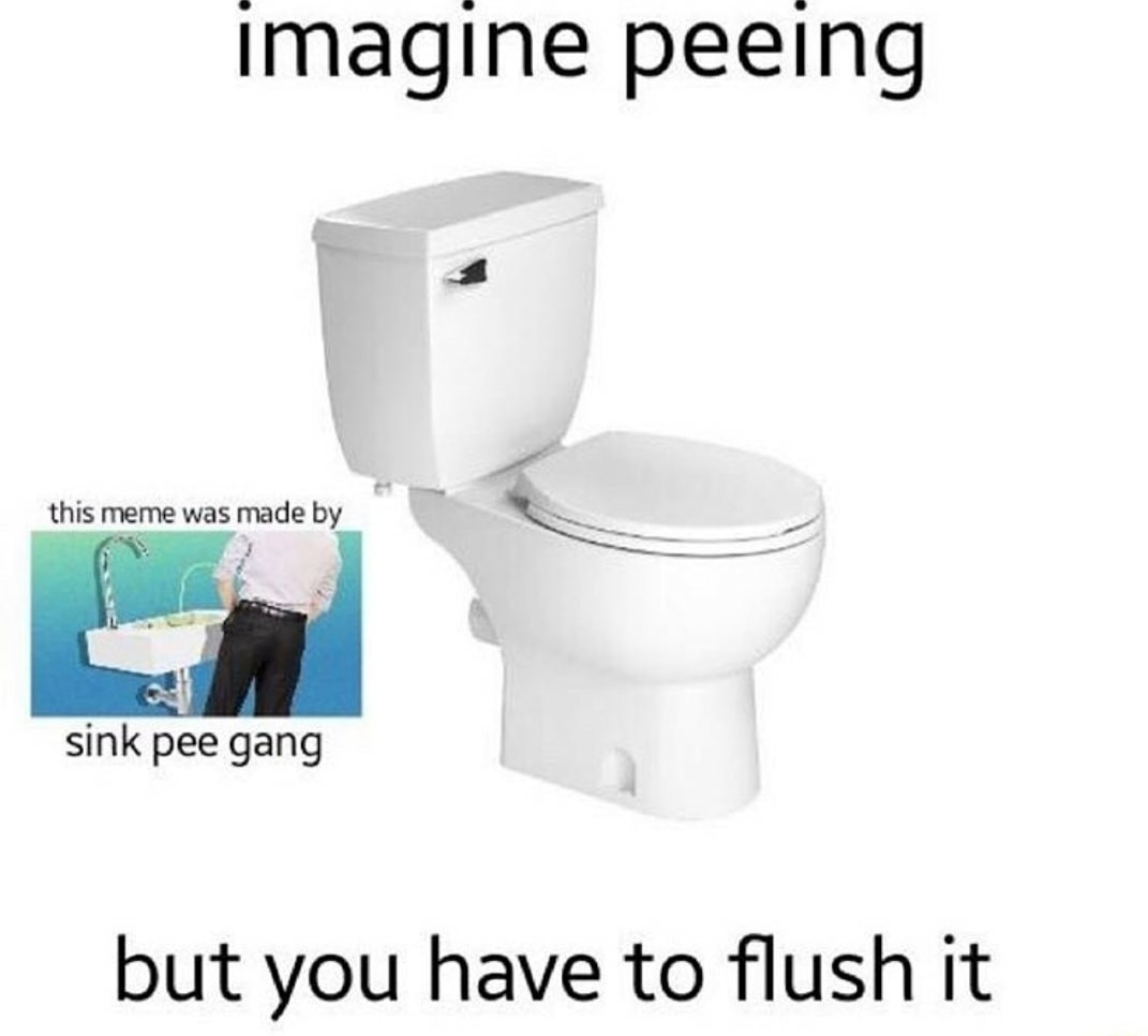 Sink pee gang Meme subido por Knot_daddy ) Memedroid