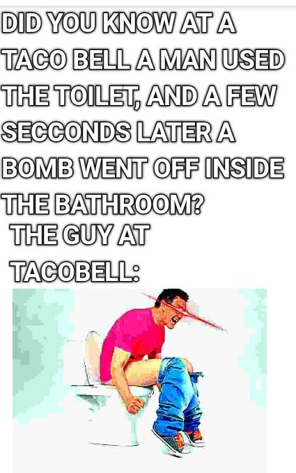 Explosive diarrhea - meme