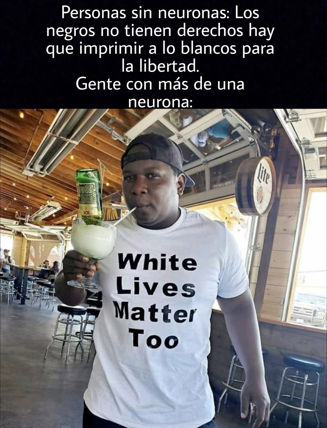 White lives matter to - meme