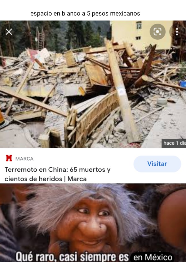Contexto:los terremotos más fuertes en México ocurren en septiembre - meme