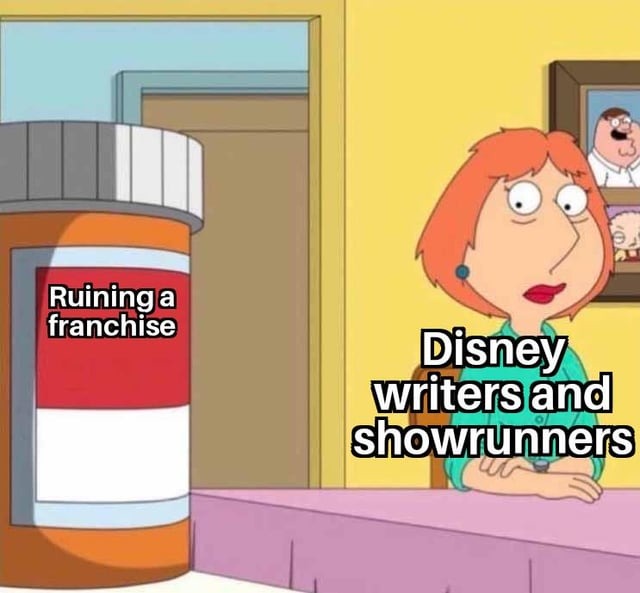 Disney has become the villain - meme
