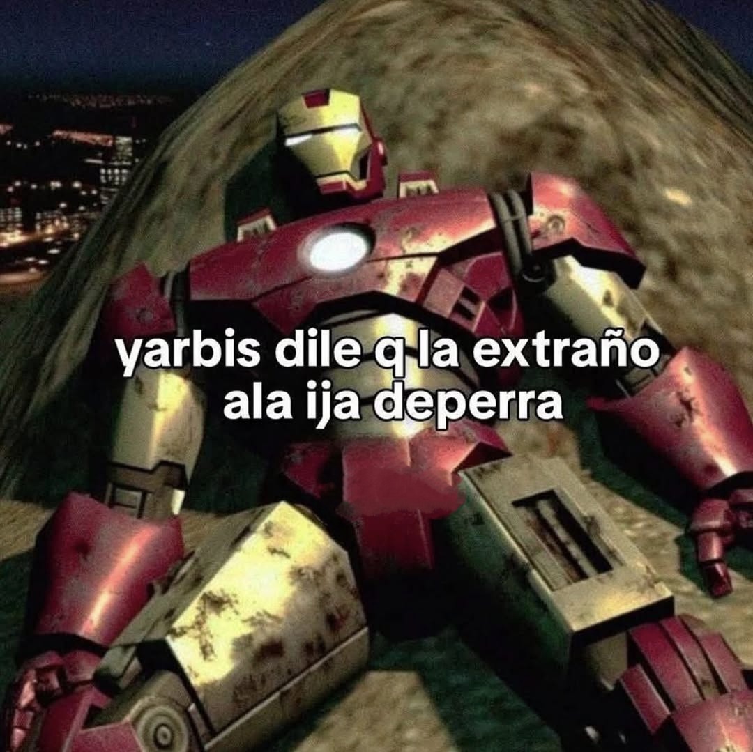 Yarbis dile que la extraño aunque sea un poco hija de perra - meme