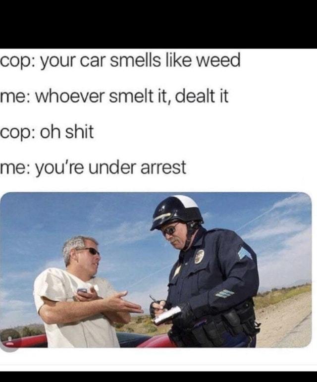How to turn the situation with a cop - meme