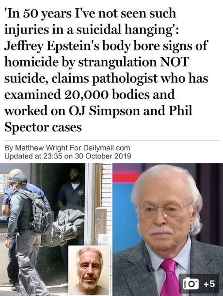 Breaking: Pathologist commits suicide within the next 48 hours - meme