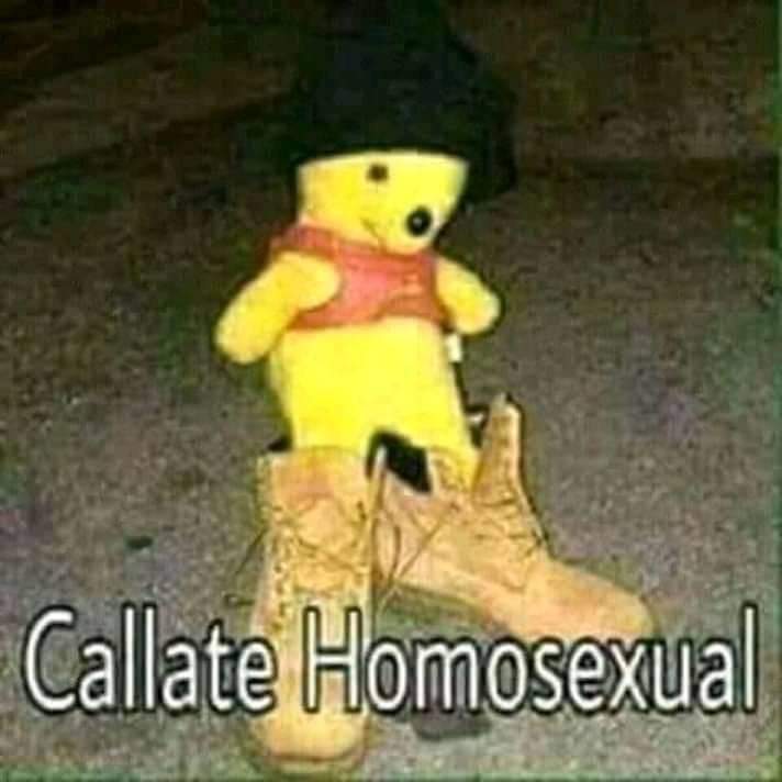 Callate homosexual - meme