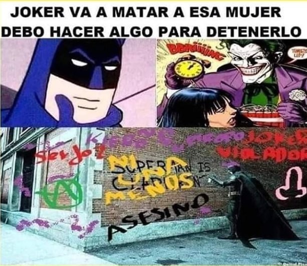 Batman en tiempos modernos - meme