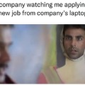 Applying for a new job from company's laptop