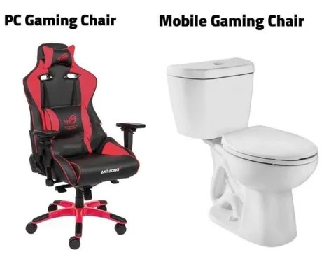 Gaming chair - meme