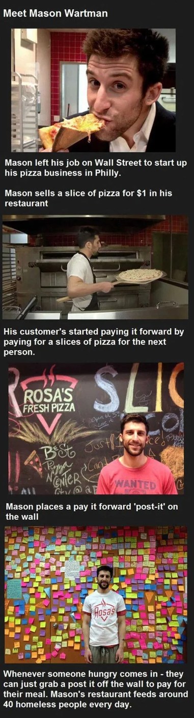 Great guy, left Wall Street job to start up his pizza business - meme