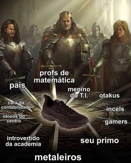 eu tinha esse tenis quando eu tava no segundo ano - meme