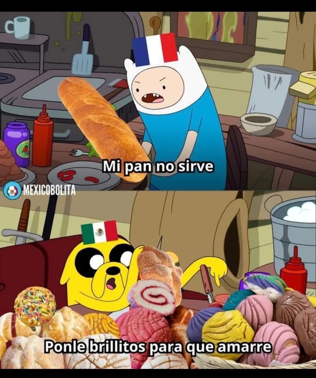 Mi pan no sirve pero le puse brillitos y ahora sí - meme