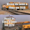 Os visuais do Sonic.......