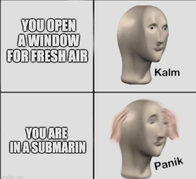 Panik - meme