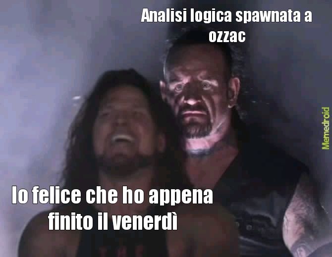 Ragà odio l' analisi logica - meme