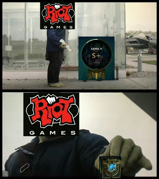 Re generoso el Riot Games - meme