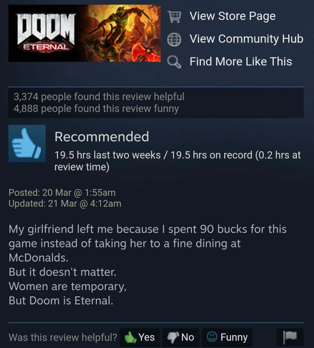 Doom é eterno - meme