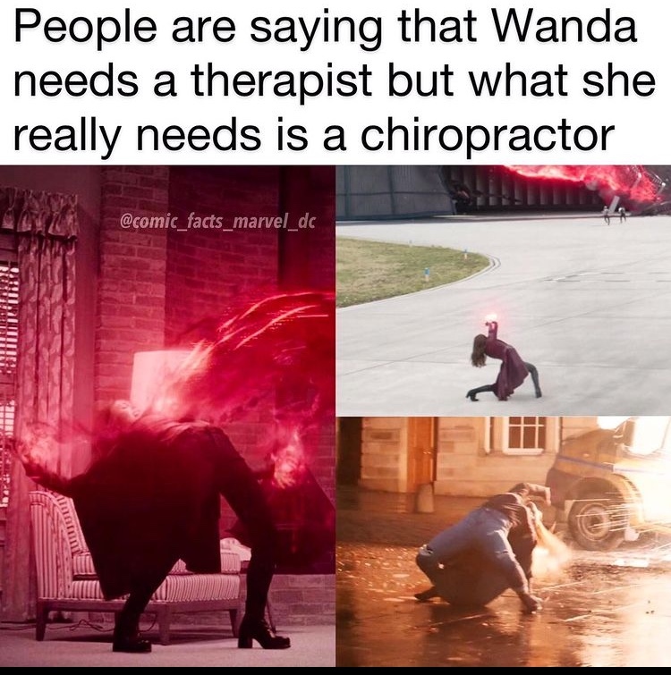 Wanda needs a therapist - meme