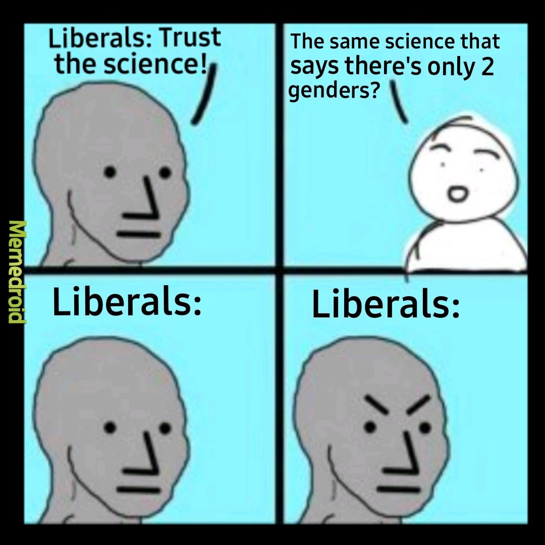 Liberals make me feel smart by comparison. - meme