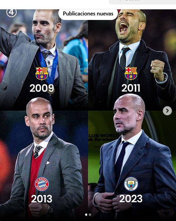 Pep Guardiola is the first manager to  - meme
