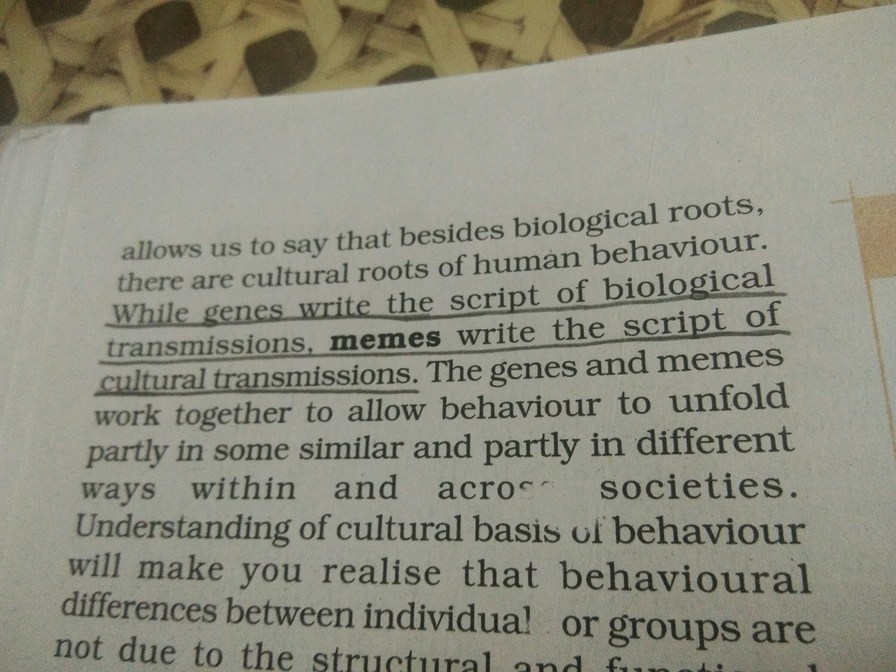 wad there in psychology book, not wrong tho.. - meme
