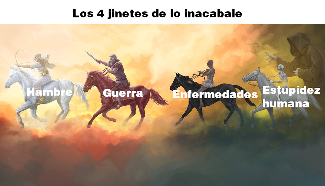 La pobreza siempre existirá porque la Derecha lo permite, aunque con izquierda sí se podría erradicar, y la guerra porque siempre existirán causas de conflictos - meme