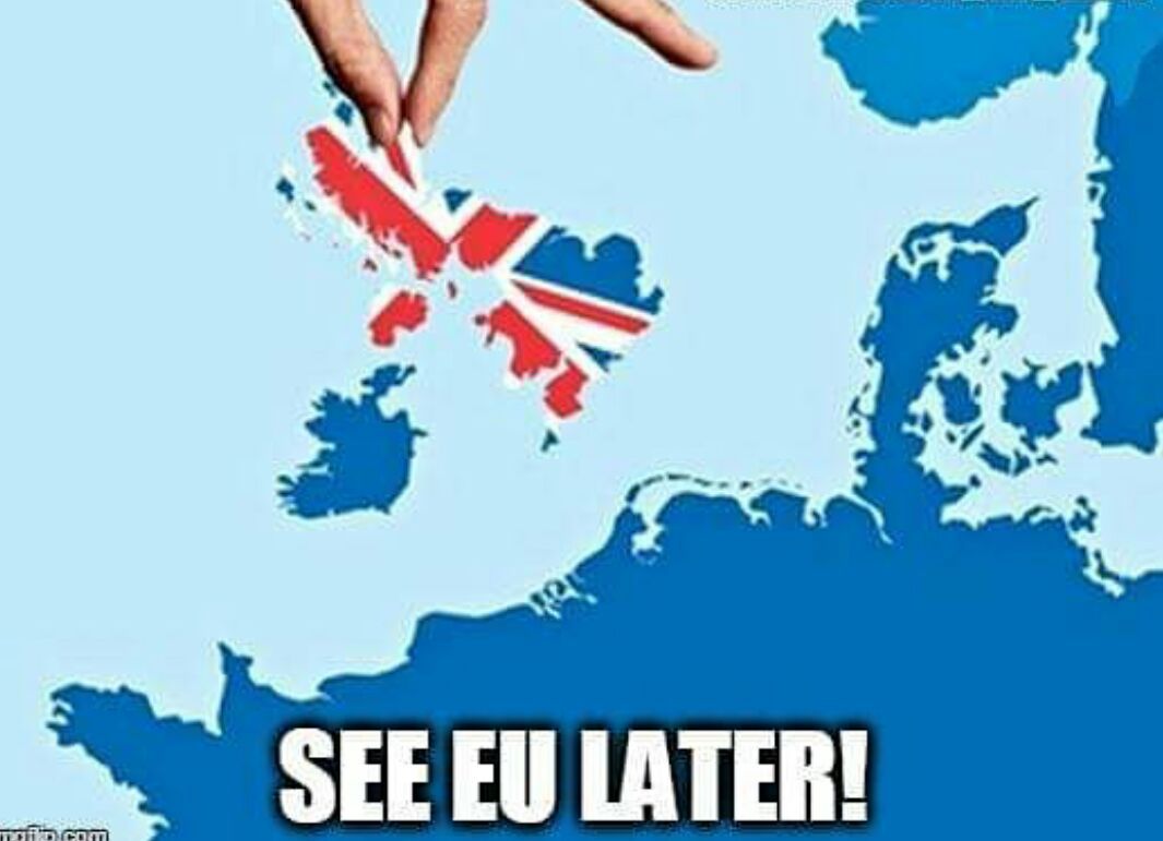Bye bye Britain! - meme
