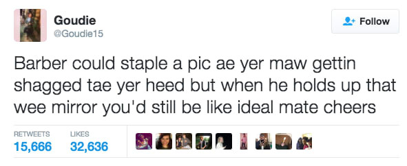 Scottish tweet - meme