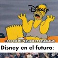 Un triste futuro de Disney