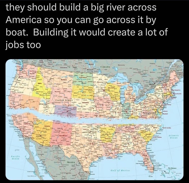 Let's build this river - meme